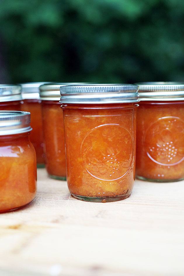 jars of homemade low sugar jam ready for storage