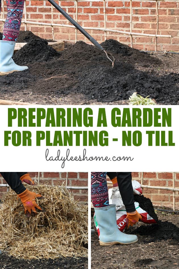 Preparing a Garden Bed For Planting Without Tilling - Lady Lee's Home