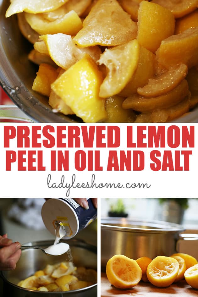 Let's learn how to preserve lemon peels in salt and oil! This is a simple recipe and a great way to use lemon peel. You won't believe how tasty they are!