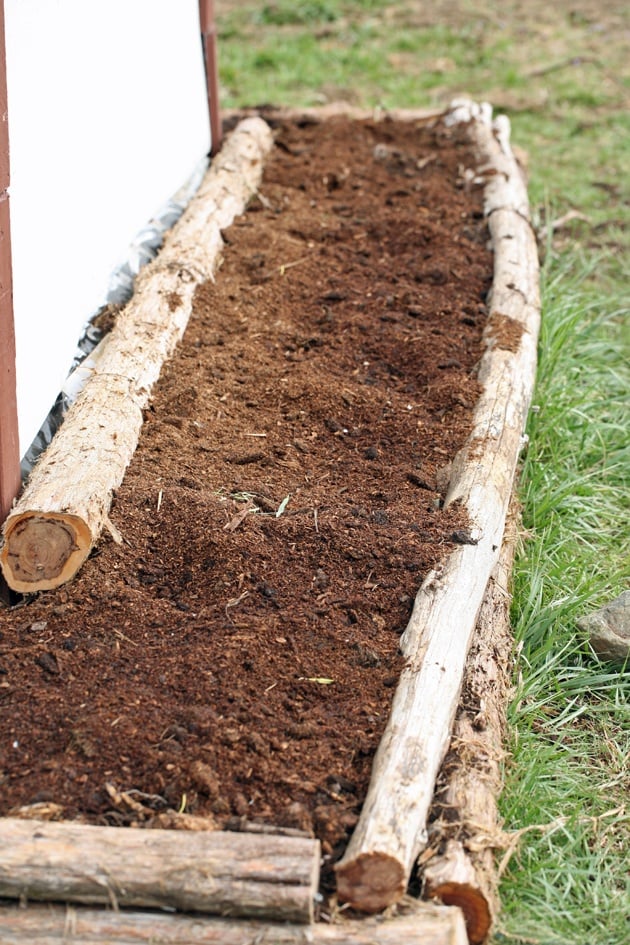 Bed is ready for strawberries.