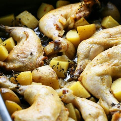 Oven Roasted Chicken With Potatoes