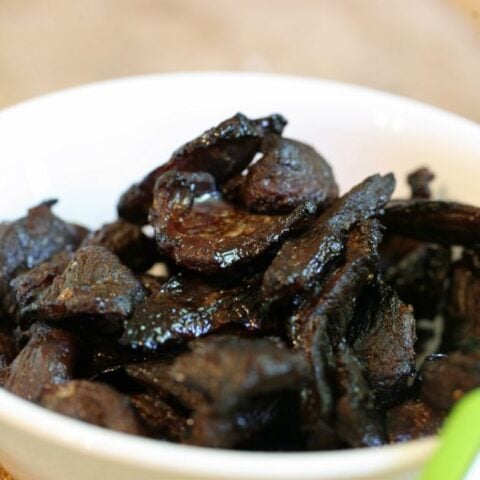 Hot Honey Garlic Beef Jerky Recipe - Over The Fire Cooking