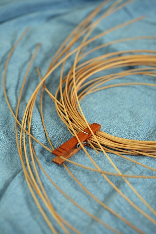 Reeds for basket making.