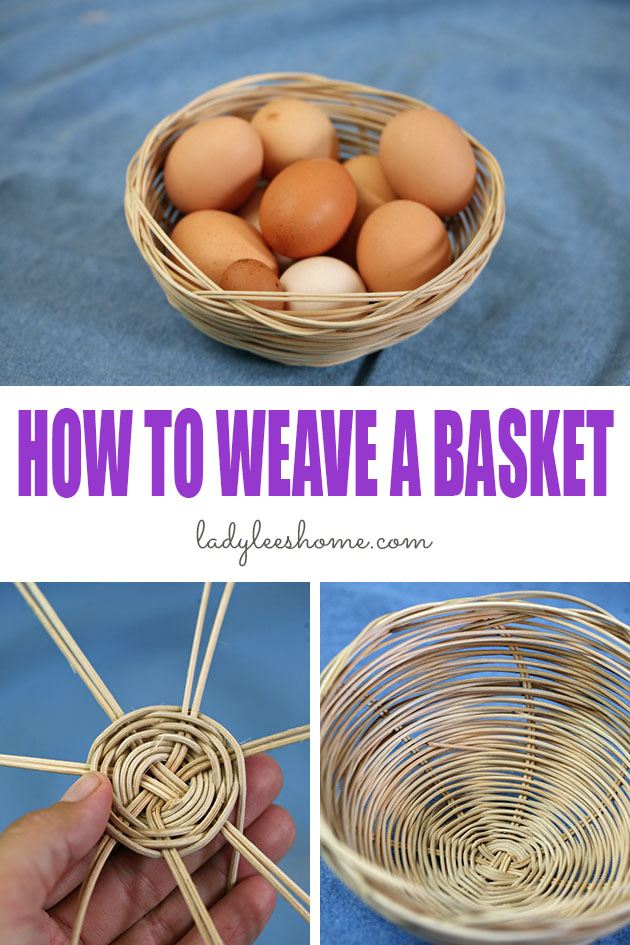 woven basket tutorial