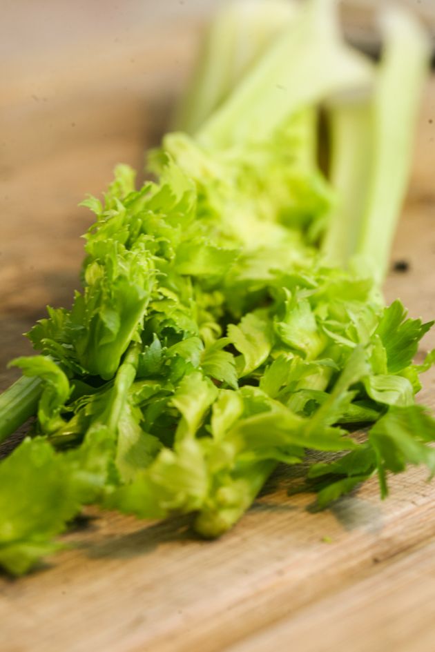 Center of the celery.