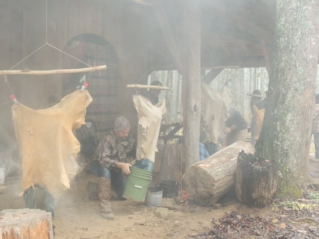 A look at the smoking area. 