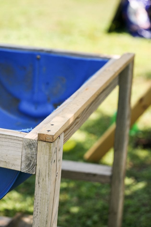 DIY top bar hive from a barrel. A step by step picture tutorial on how we made our top bar bee hive. It is a fairly easy project and very inexpensive. Can be completed in just a few hours. 