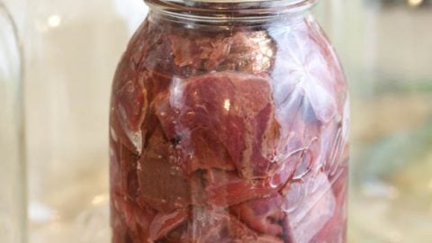 Canning meat without a pressure canner