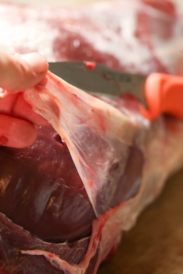 Cleaning meat before canning