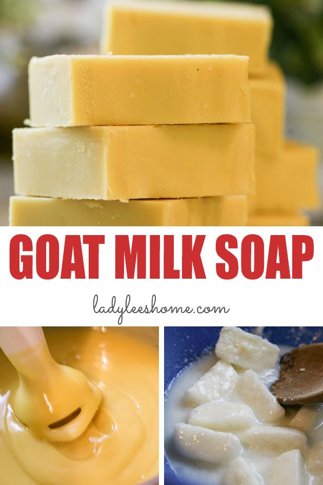 A simple step-by-step picture tutorial on how to make goat milk soap. From beginning to end, everything you need to know to make milk soap at home. #howtomakegoatmilksoap #goatmilksoap #goatmilksoaprecipe #makinggoatmilksoap