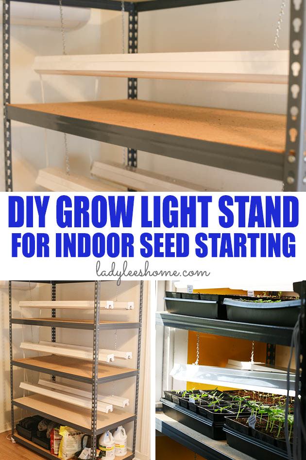 Just Crafty Enough – DIY Adjustable Light for Starting Seeds