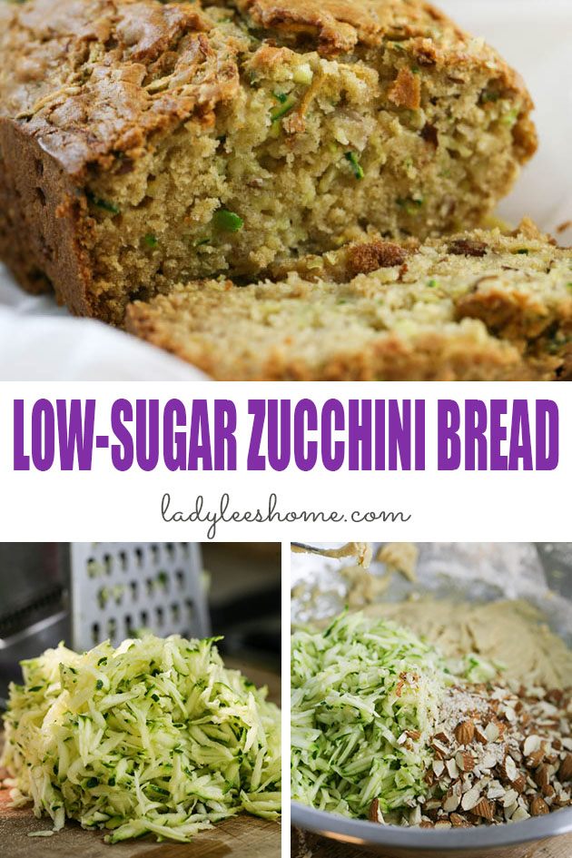 Low Sugar Zucchini Bread Recipe | Lady Lee's Home