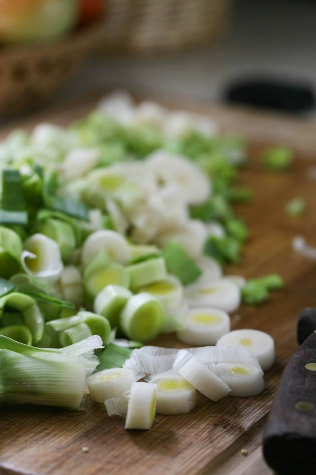 Slicing Leeks