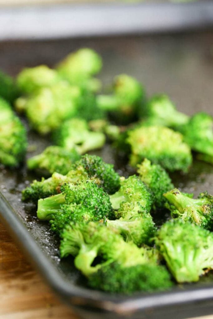 broccoli after roasting