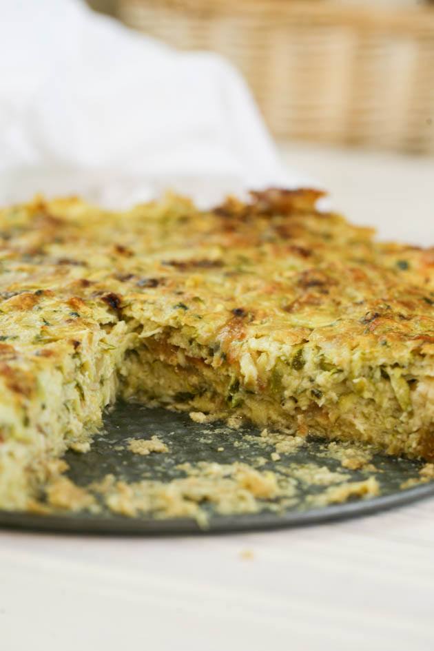 Mediterranean zucchini casserole recipe.