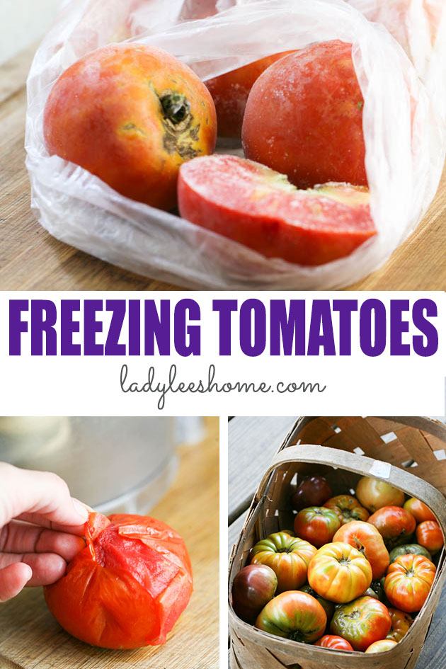 Learn how to freeze tomatoes! Freezing tomatoes is so easy, it can save you time, and a lot of work later. You can cook with frozen tomatoes or you can process them later...
#freezingtomatoes #howtofreezetomatoes #preservingtomatoes #growingtomatoes