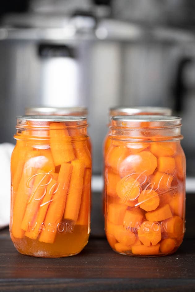 Home canned carrots. 