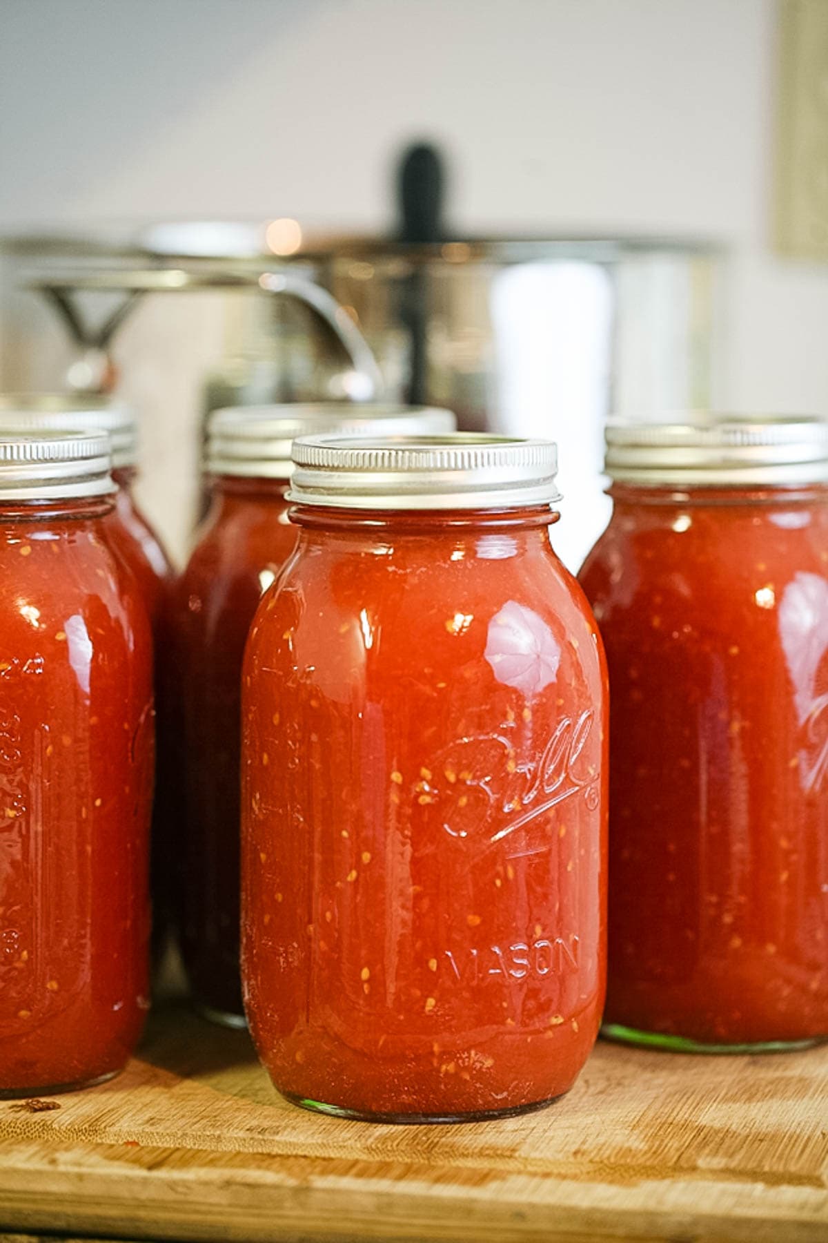 Canning Tomato Sauce Step By Step Lady Lee S Home