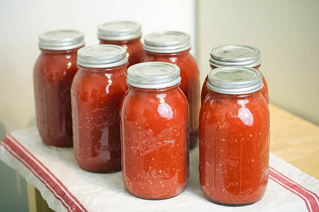 Canning Tomato Sauce Step by Step Lady Lee's Home