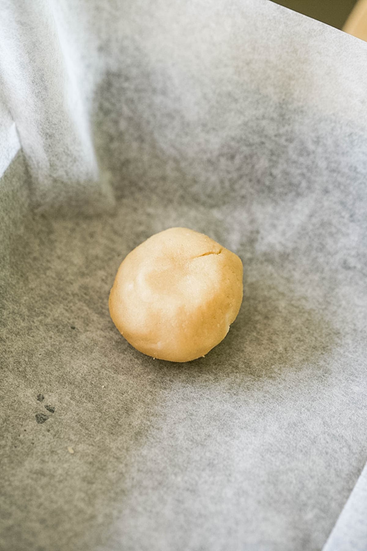 making a ball of dough