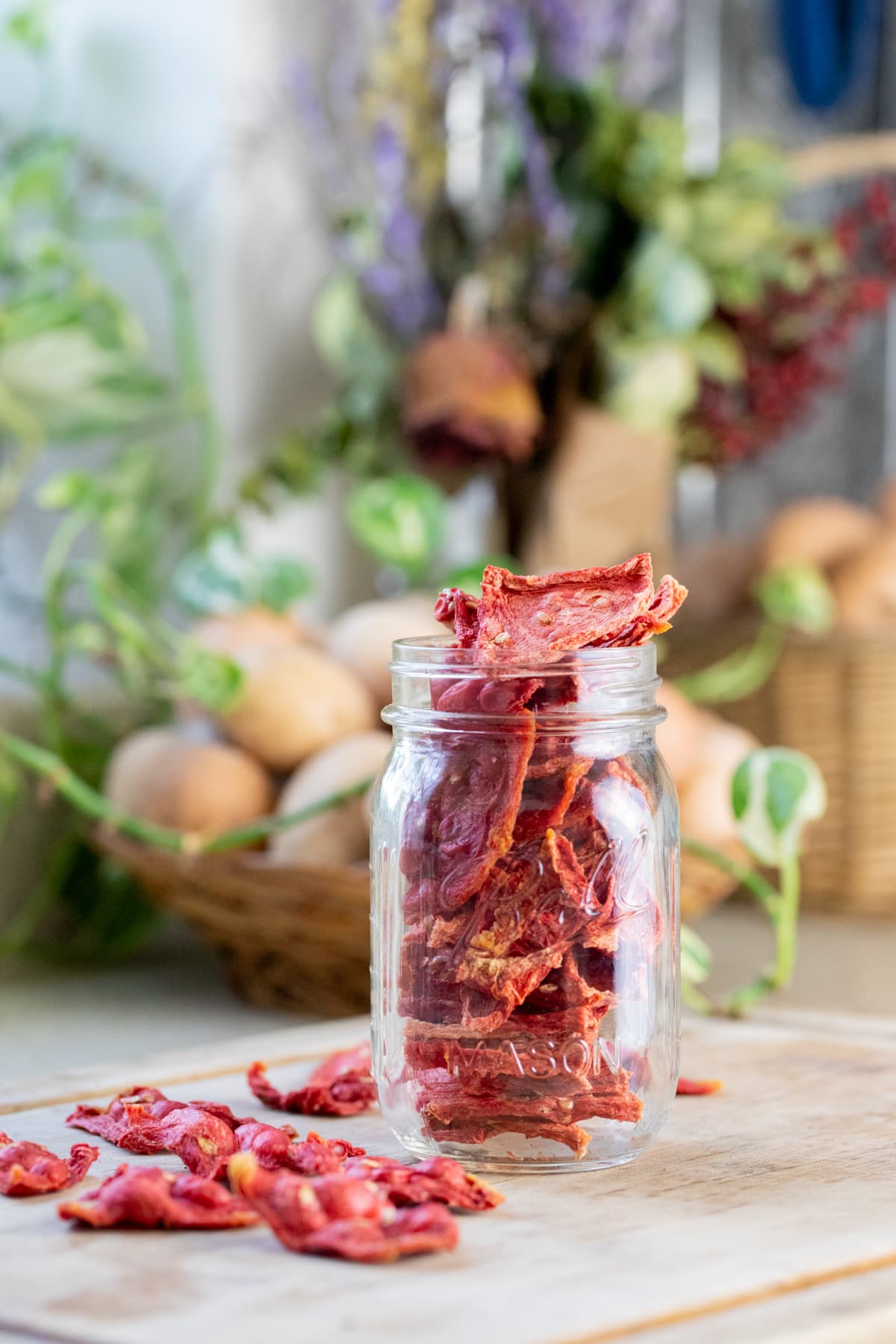 dehydrated watermelon slices