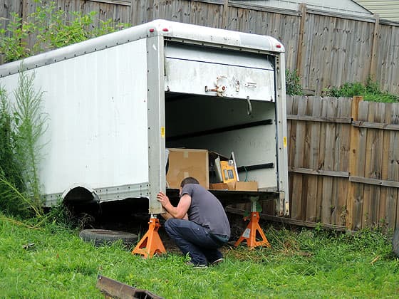 Moving a Garden Shed the Redneck Way - Lady Lee's Home