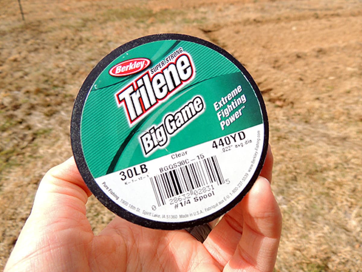 Berkley Trilene Big Game Monofilament Line Clear Quarter Pound Spool 30lb  440yd