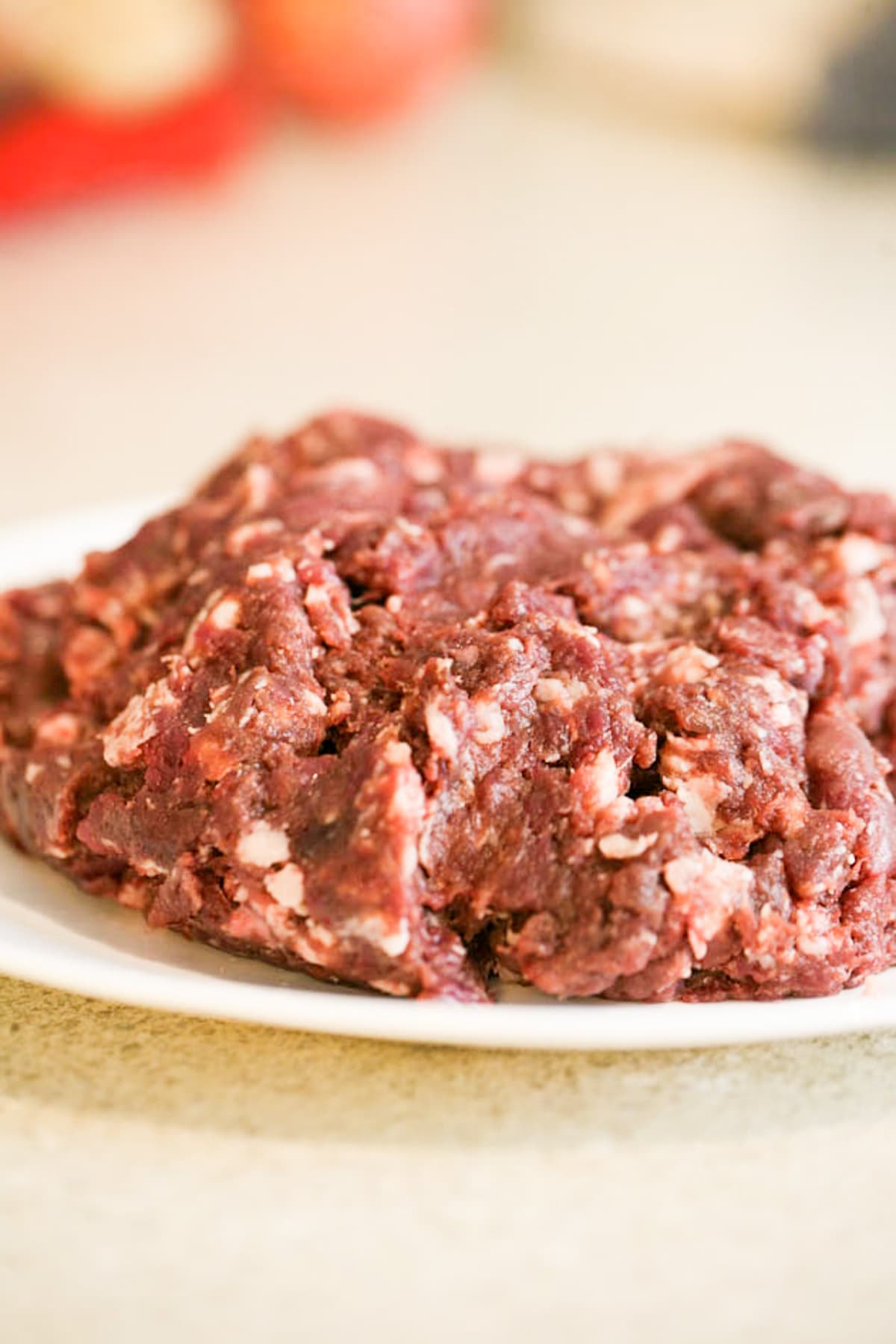 ground venison meat