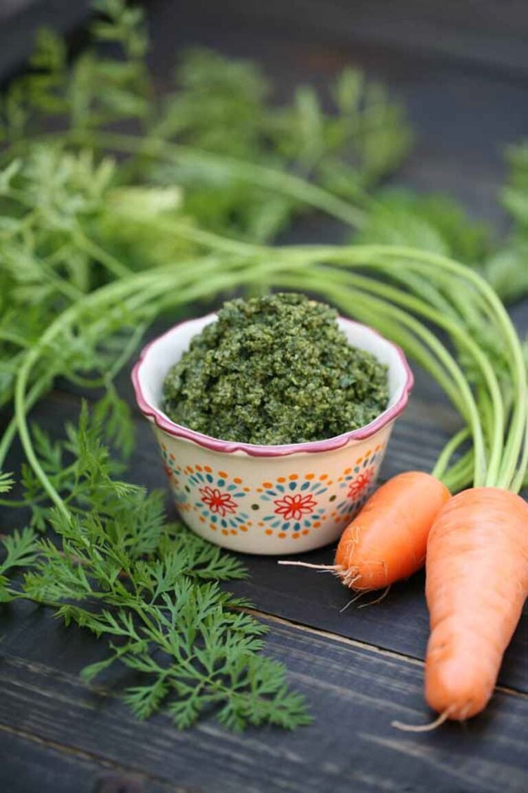 Carrot Top Pesto Recipe
