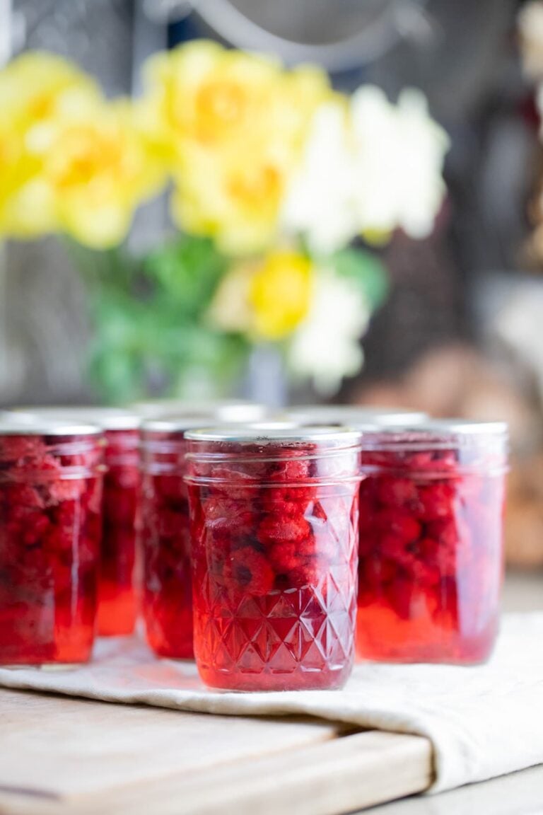 Canning Raspberries