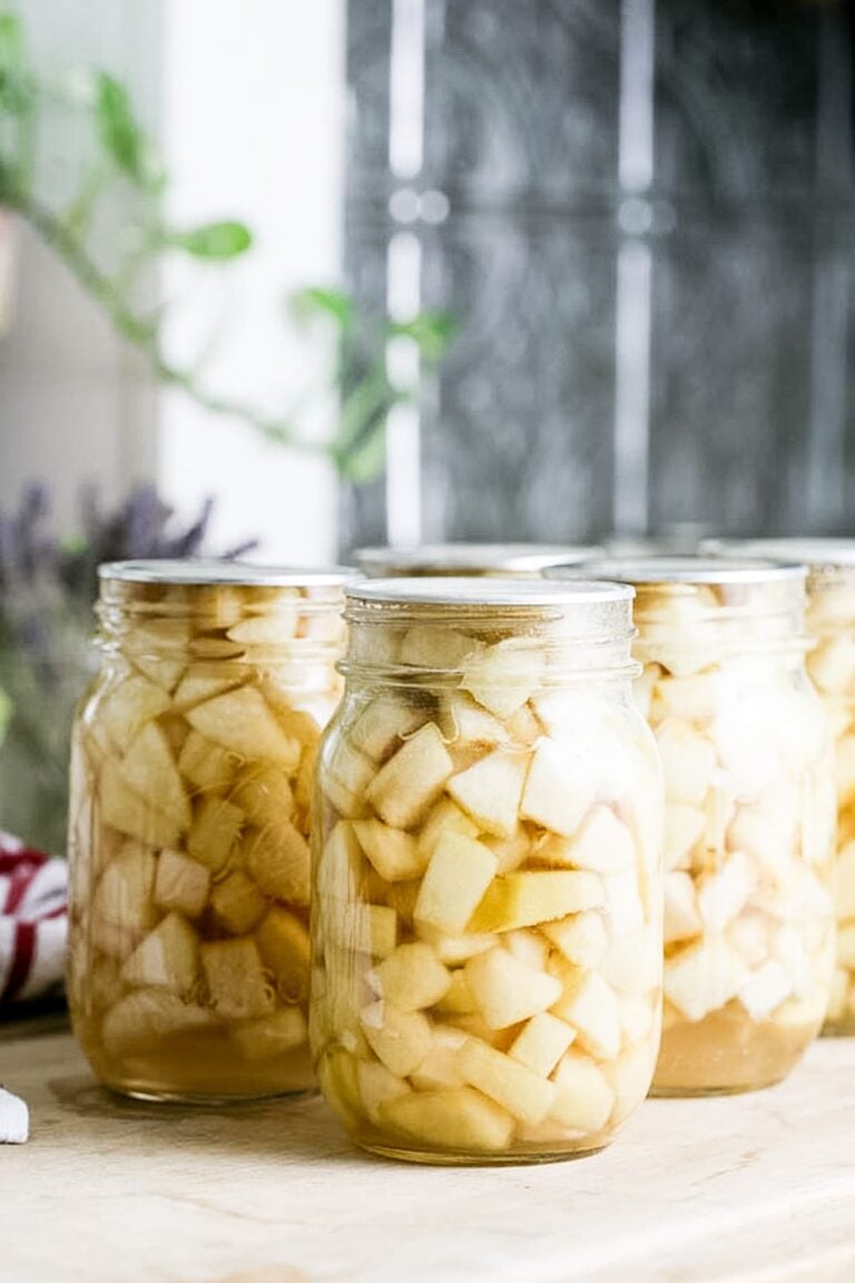 Canning Apples in Light Syrup