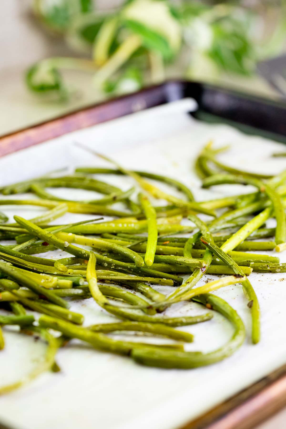 Roasted Garlic Scapes - Lady Lee's Home