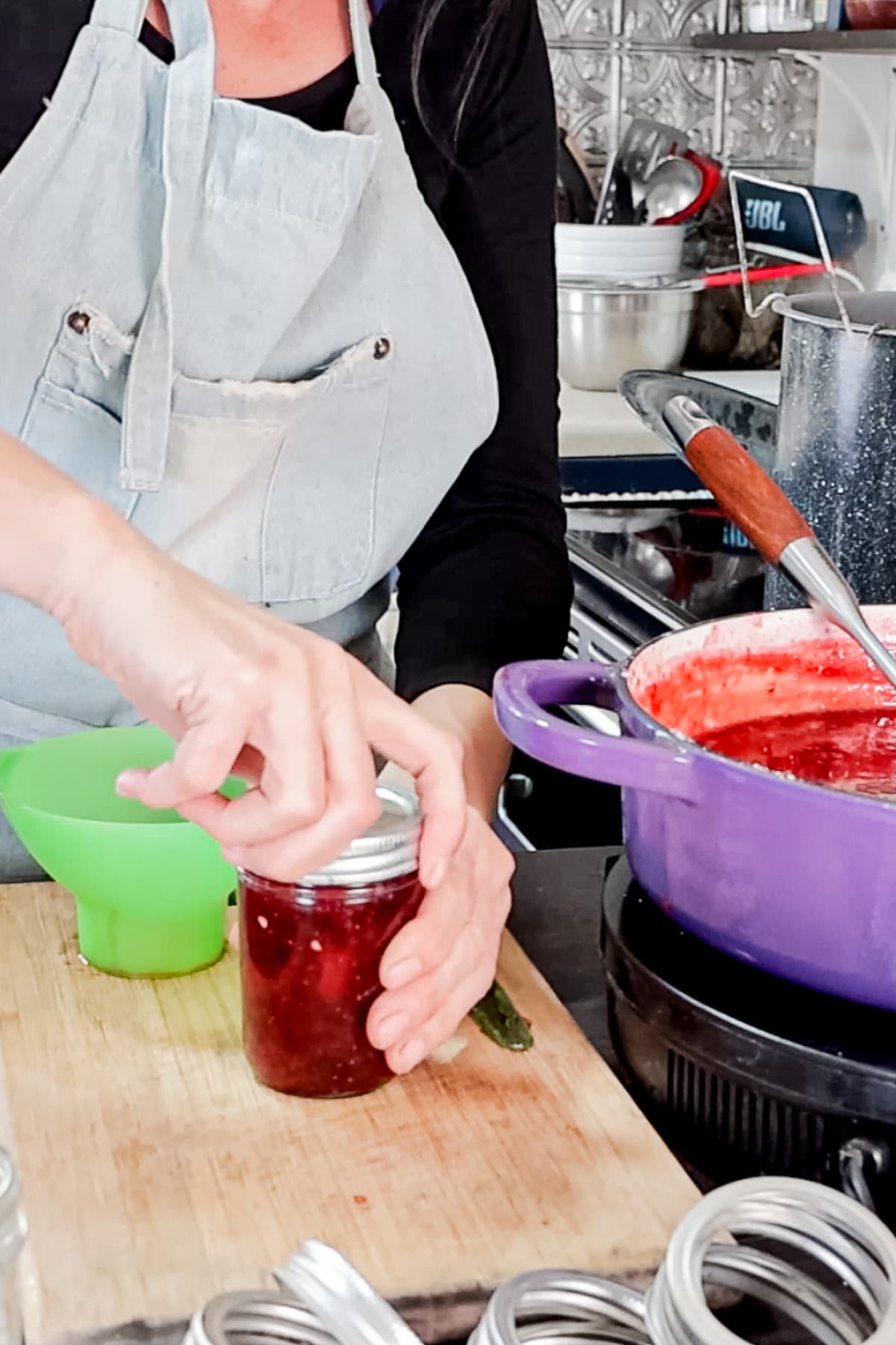 closing the jars