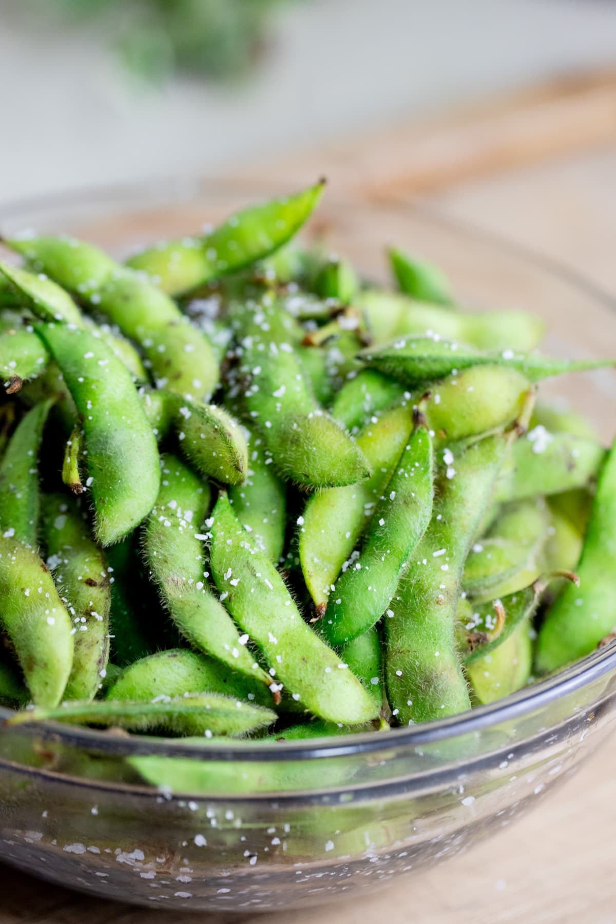 salted edamame