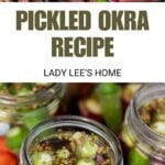 pickled okra pinterest image