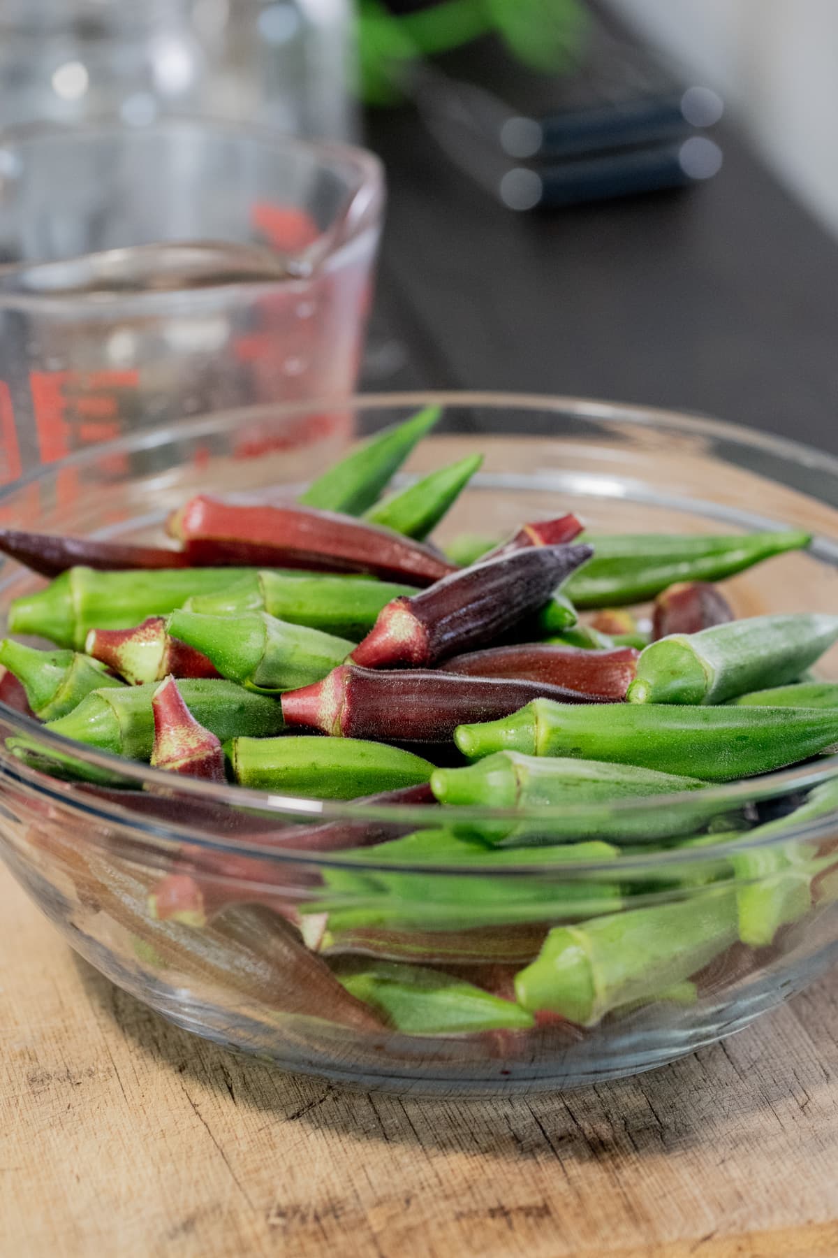 small fresh okra